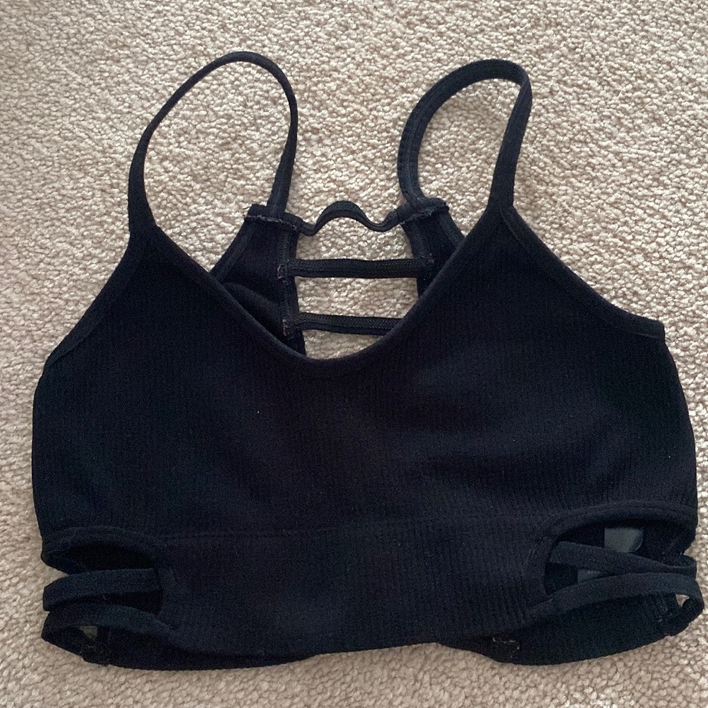 black crop top